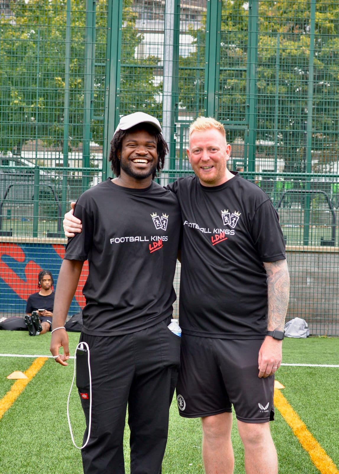 Stephen and JC, co-founders of Football Kings LDN
